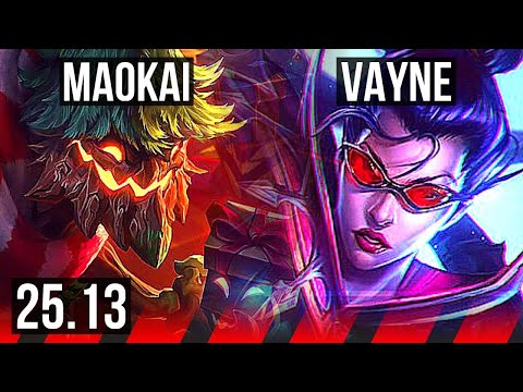 MAOKAI vs VAYNE (TOP) | EUW Master | 25.13