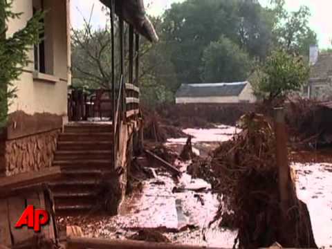 Raw Video: Hungary Sludge Spill Sparks Emergency