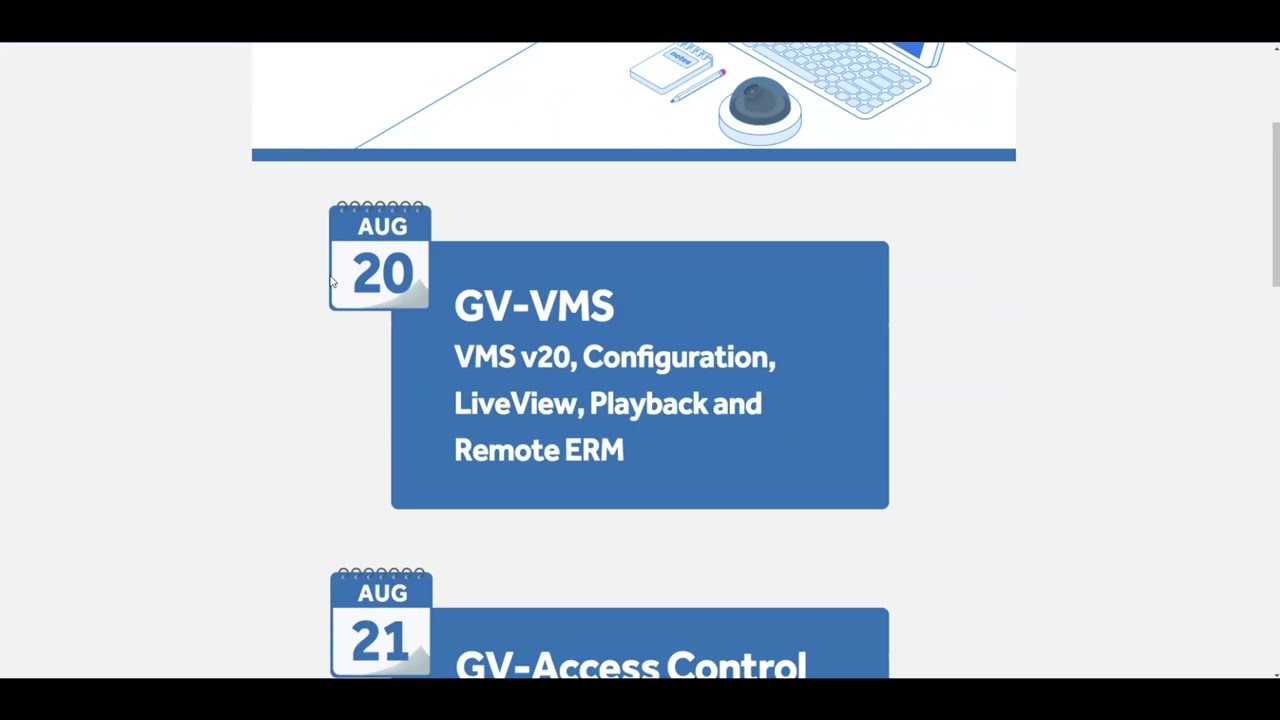 GeoVision Webinar Technical Training Event August 20 - 22, 2024
