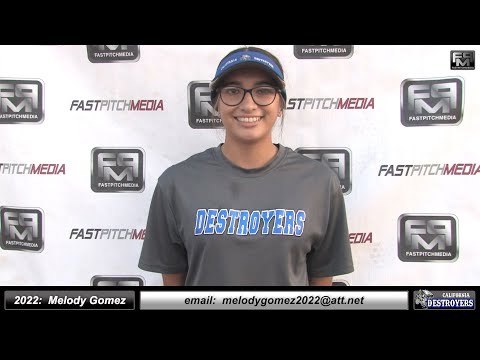 2022 Melody Gomez Committed Holy Names Slapper, Shortstop & Pitcher Softball Skills Video