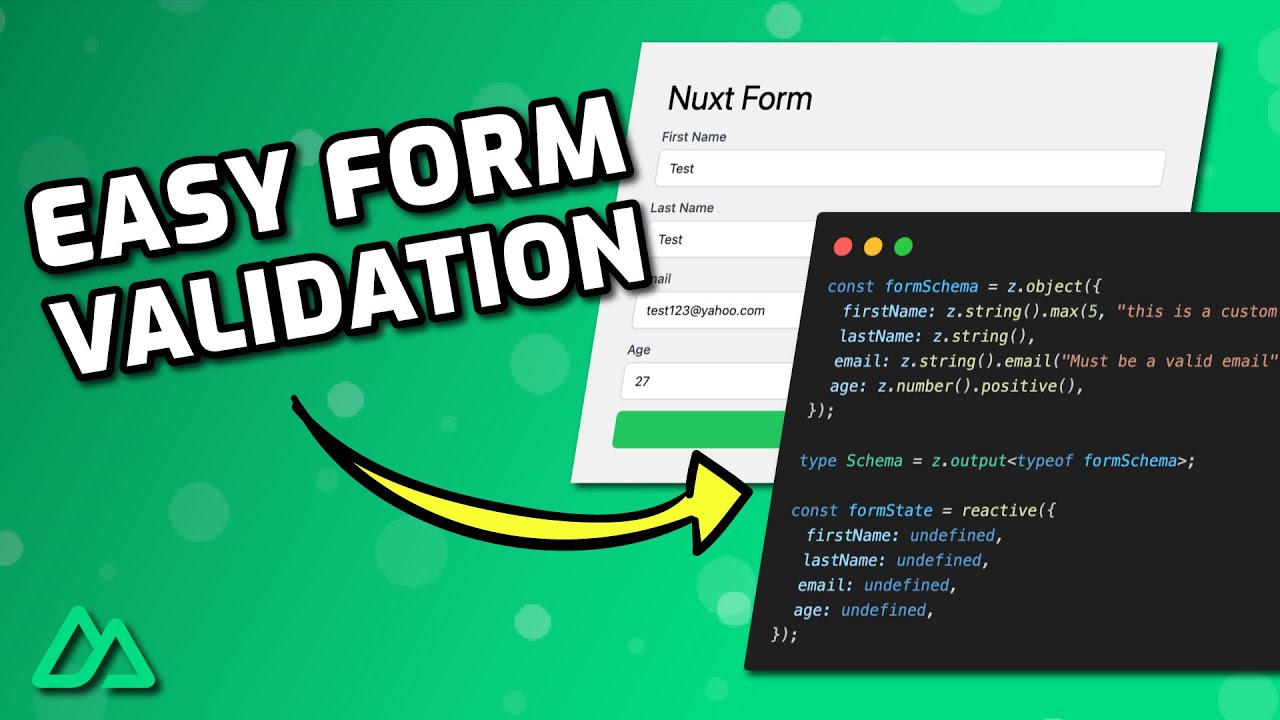 My Favorite Way To Build Forms With Validation In Nuxt