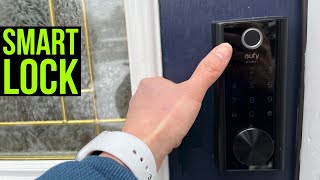 eufy Security Smart Lock Review and Installation (WiFi. Fingerprint. Passcode)