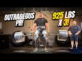 OUTRAGEOUS DEADLIFT PR! 930 LBS x 3 AT 275 LBS BODY WEIGHT!