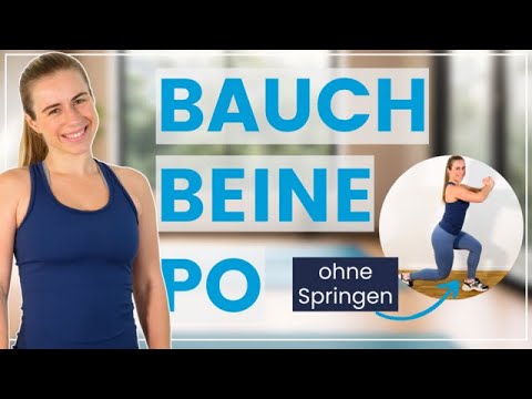 Bauch-Beine-Po-Training ohne Springen: Straffe Bauch, Beine & Po mit Low-Impact Übungen