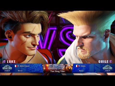 STREET FIGHTER 6 BETA 🔥 Mister Crimson (LUKE) Vs Akainu (GUILE) 🔥 [SF6] Online Match's 05-22-2023