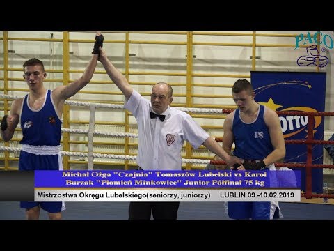 Michał Ożga "Czajnia" Tomaszów Lubelski vs Karol Burzak "Płomień" Minkowice Junior Półfinał 75 kg