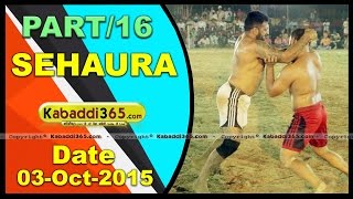 (13) Sehaura (Ludhiana) Kabaddi Tournament 3 Oct 2015