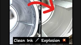 How to clean ink from dryer. How to clean pen from dryer. Pen explosion. Washed a pen. Clean dryer