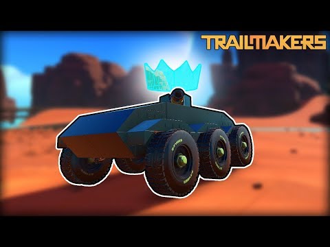 We Played KING OF THE HILL so I Built a Tank. (Trailmakers Multiplayer Gameplay)