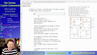 Variety Cryptic Crossword: Mixed Quartets