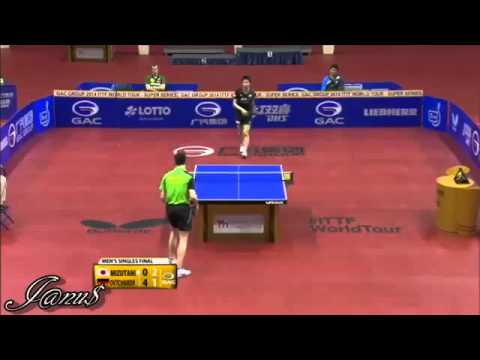 2014 German Open ms f OVTCHAROV Dimitrij   MIZUTANI Jun Full Match Short Form Slow Motions Award