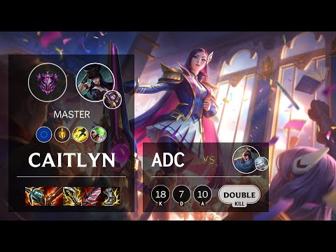 Caitlyn ADC vs Yasuo - EUW Master Patch 11.23