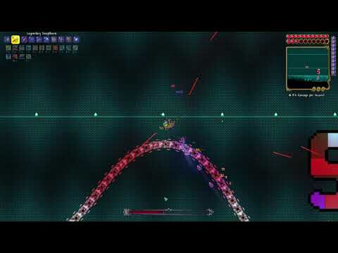 Blade Staff Vs. Sanguine Staff comparison: The boss fight raw footages