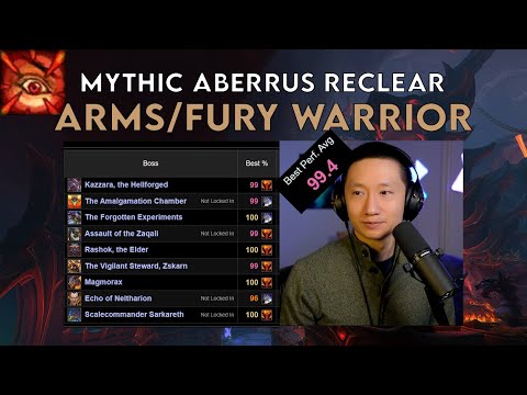 10.1.5 Mythic Raid Reclear | Arms/Fury Warrior | Aberrus, the Shadowed Crucible
