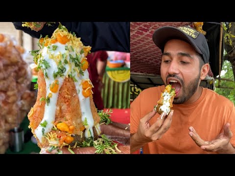 INDIA'S BIGGEST Bahubali Golgappa😱 So Much Fun🤣 भारत का सबसे बड़ा गोलगप्पा😳 Indian Street Food