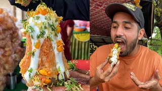 INDIA'S BIGGEST Bahubali Golgappa😱 So Much Fun🤣 भारत का सबसे बड़ा गोलगप्पा😳 Indian Street Food