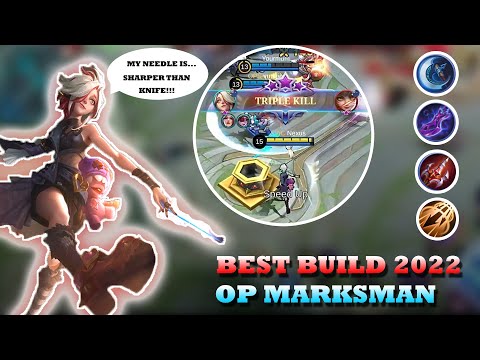 MELISSA 100% OP MARKSMAN GAMEPLAY | MELISSA BEST BUILD 2022 | MLBB