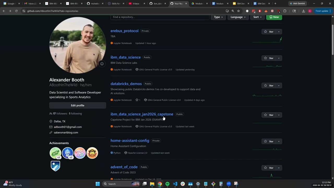 IBM IBSC 2026-01-28 | Module 10 Live Session | ML Modeling, Dash Apps & Capstone Delivery