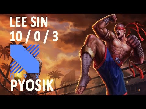 DRX Pyosik LEESIN vs LILLIA | Jungle | Challenger | Korea | 10/0/3 (KDA)