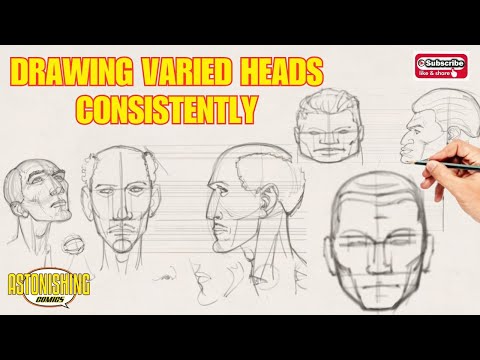 How to Draw Consistent Heads from ANY Angle!