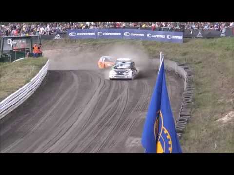 Rallycross crash 2014 - Misyulya - Myklebust, Zagumenov big crash in Buxtehude, Super 1600 Semifinal
