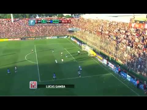 Otro gol de Lucas Gamba a Temperley para lograr el ascenso