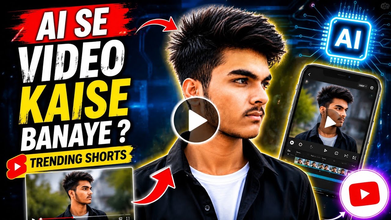 AI Trending New Shorts Videos Using  Ai | Ai se video kaise banaye | How to make AI video short