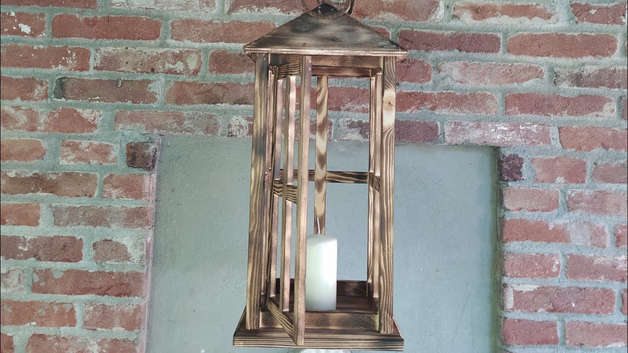 Fai da te 🛠️ Lanterna-Come costruire una lanterna in legno