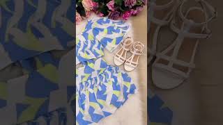 Vídeo de Conjunto Infantil Feminino Alissa Azul e Verde