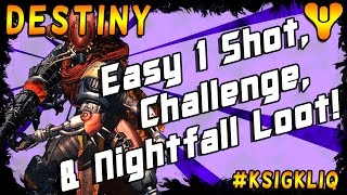 Destiny Shadow Thief Nightfall 1 Shot Walker and Loot