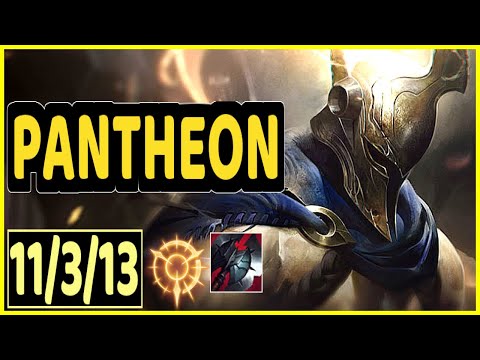 PANTHEON VS PYKE - 11/3/13 KDA SUPPORT GAMEPLAY GRANDMASTER I