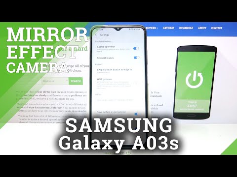 How to Enable/Disable Camera Mirror Effect in SAMSUNG Galaxy A03s – Customize Camera Options