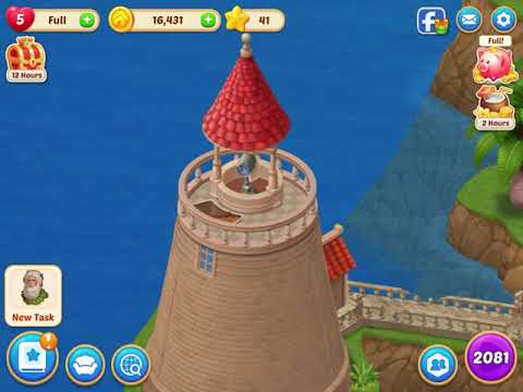 Matchington Mansion Walkthrough - beach island living room & front of mansion