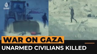 Unarmed Palestinians killed in Gaza