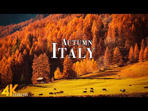Autumn Italy 4K Ultra HD • Stunning Footage Italy, Scenic Relaxation Film with Calming Music.