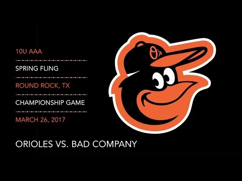 2017.03.26 Orioles vs. Bad Company
