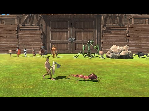 ANCIENT HUMANS VS GIANT INVERTEBRATES - Animal Revolt Battle Simulator