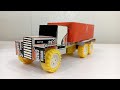 How To Make A Matchbox Truck At Home Diy Electric Heavy Loaded Truck Ali Tech