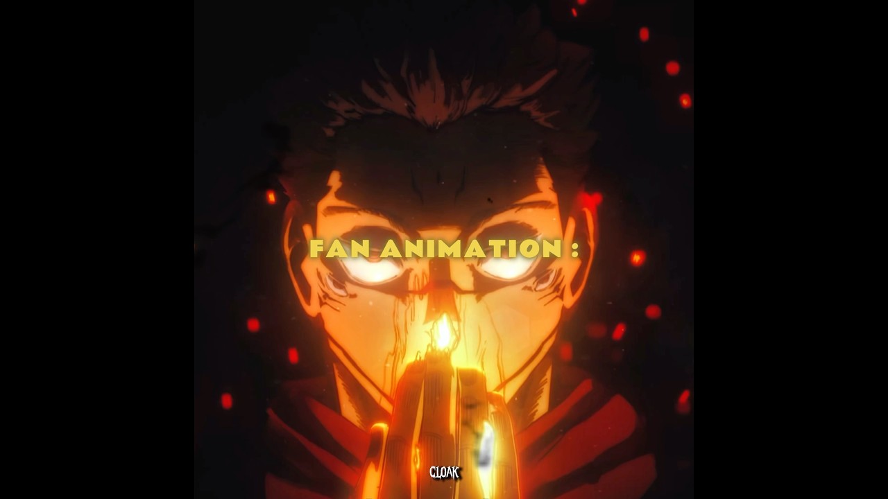 Fan Animation 🥶☠️ || Jujutsu Kaisen #sukuna #flyxo