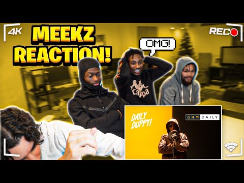 AMERICANS REACT TO UK RAPPER 🇬🇧MEEKZ - DAILY DUPPY! | GRM DAILY