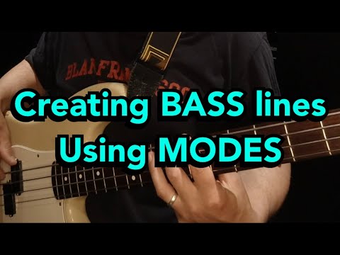 Creating BASS lines using MODES