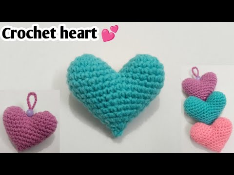crochet heart ❤️ 💞 Hindi tutorial / crochet heart