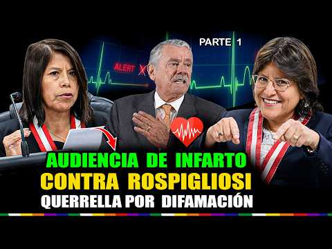 🚨TENSIÓN EN JUICIO CONTRA FERNANDO ROSPIGLIOSI POR PRESUNTA DIFĄMACIÓN A LA FISCAL DELIA ESPINOZA