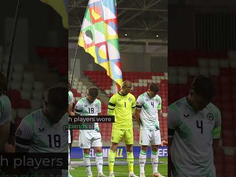 Ireland beats Israel 3-0 wearing black armbands to support Gaza | #AJ Shorts