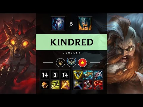 Kindred Jungle vs Olaf - VN Challenger Patch 25.13