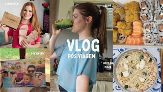 COMPRINHAS, ORGANIZANDO A CASA PÓS VIAGEM, COMPRAS MERCADO, FAZENDO PIZZA, COMENDO SUSHI E MAIS