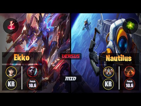 Zenit EKKO (Mid) [Electrocute] VS NAUTILUS - Challenger KR Patch 10.6