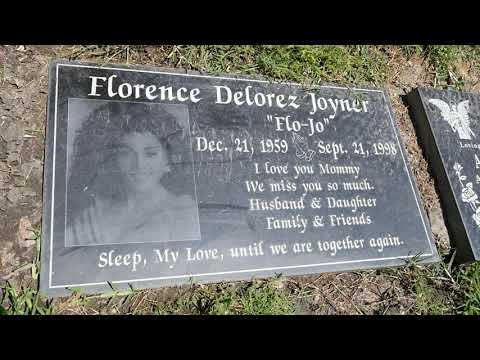 Olympian Gold Medalist Florence Griffith "Flo-Jo" Joyner Grave El Toro Memorial Park Lake Forest CA