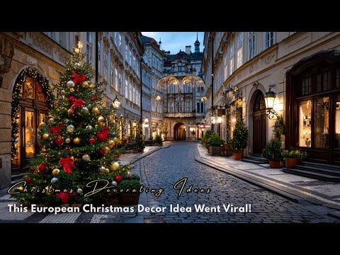 This European Christmas Decor Idea Went Viral!