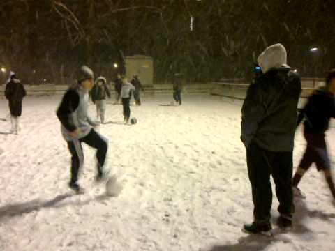 SC Teutonia 10 - 1.C Jugend -  Training im Schnee 15.02.2011